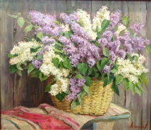 Lilac - oil, canvas