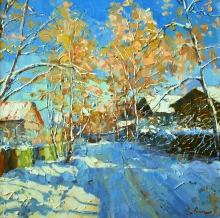 Sunny Day - oil, canvas