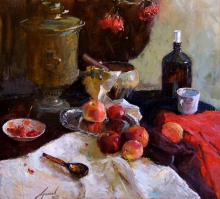Apples - oil, canvas