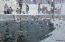 Life Goes On - oil, canvas