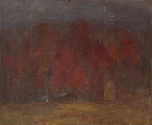 In The Minor Motherland. Altai - oil, cardboard