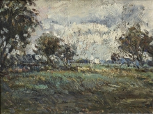 Overcast - oil, canvas