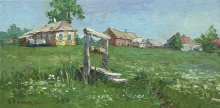 Summer Moving Towards July - oil, canvas