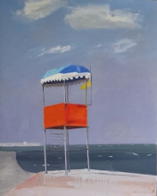 Wind From The Sea - oil, canvas