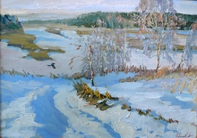 Syzranka - oil, canvas