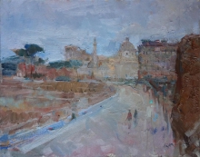 Rome - oil, canvas