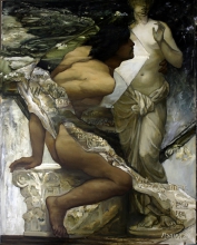 Pygmalion - oil, canvas