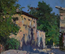 Crimean Street - oil on panel