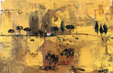 Toscana - oil, canvas