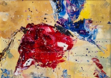 Butterfly - oil, canvas